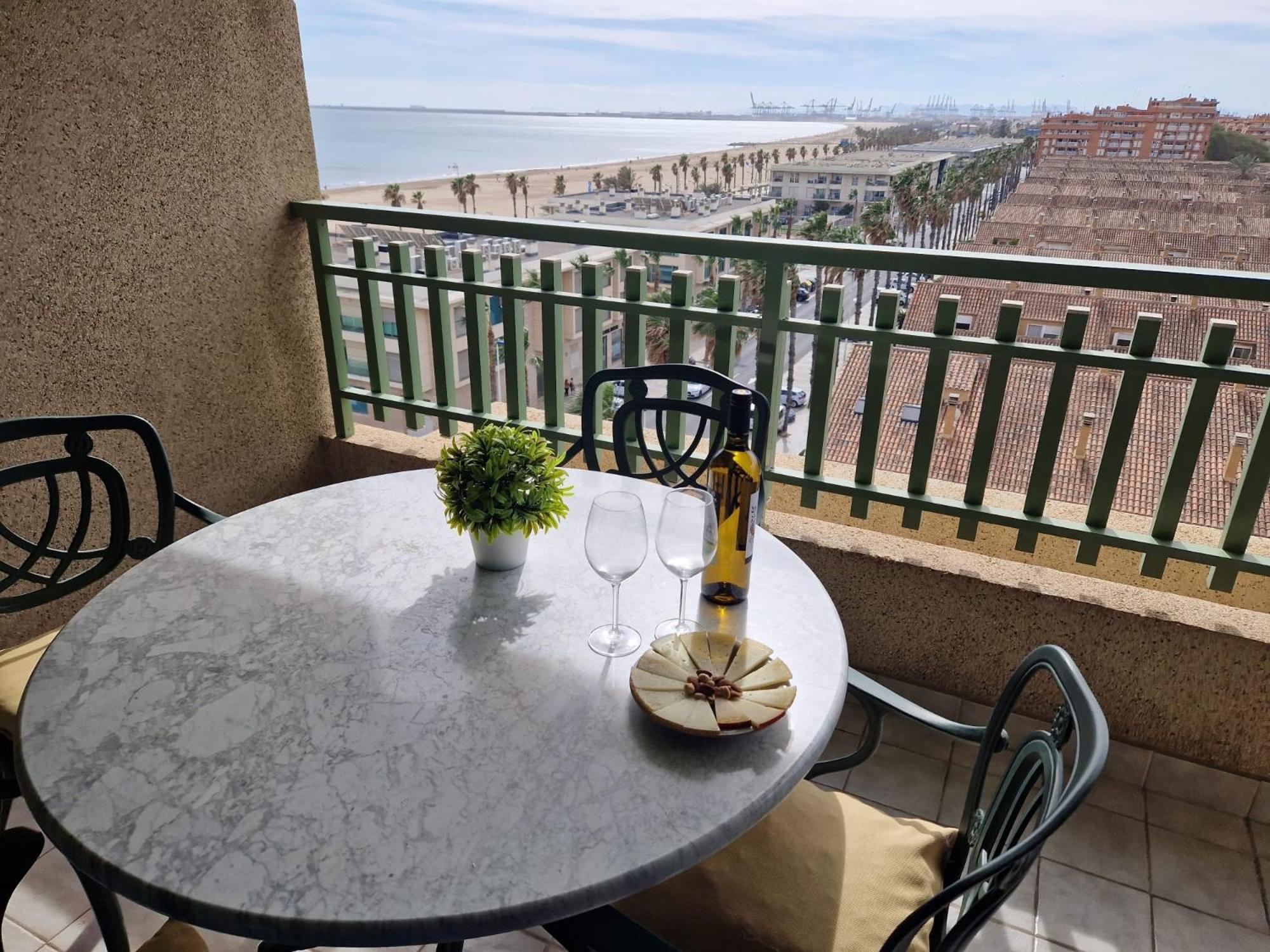 ולנסיה Apartamento Primera Linea De Playa Patacona מראה חיצוני תמונה
